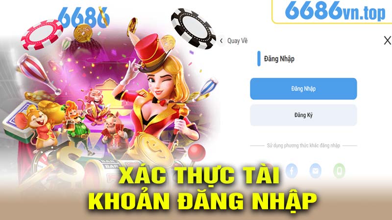 Xác thực tài khoản và đăng nhập thành công